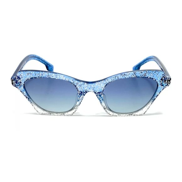 Burberry Women\'s Blue Glitter Square Sunglasses!